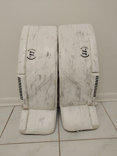 Used 34" Warrior Ritual G5 Goalie Leg Pads