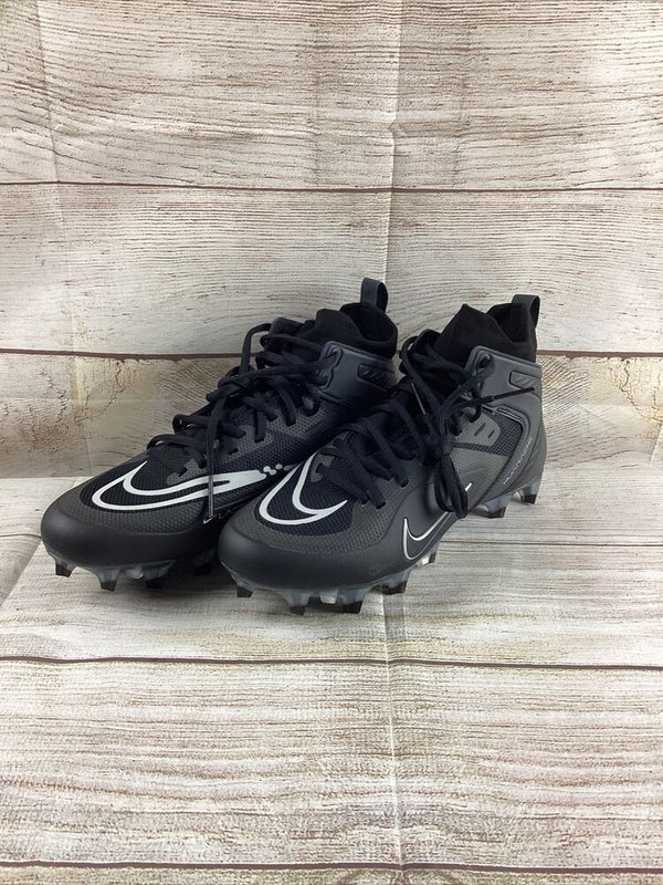 NEW Nike Football Cleats Green / Black Sz 13.5 Alpha Menace Pro Mid “Eagles”