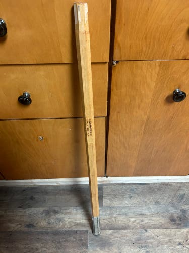 Hand Carved Mitchell Brothers/ Mohawk Lacrosse wood attack shaft.