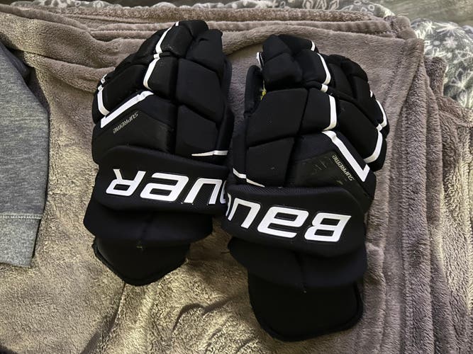 Used Bauer 12" Supreme 3S Pro Gloves