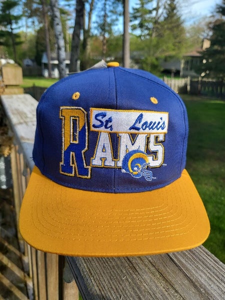 Reversible Blue & Plaid Beanie Cap - Los Angeles Rams NFL Football Toque Hat