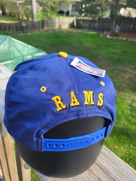 NFL Team Apparel Los Angeles Rams Navy Blue Structured Hat Cap