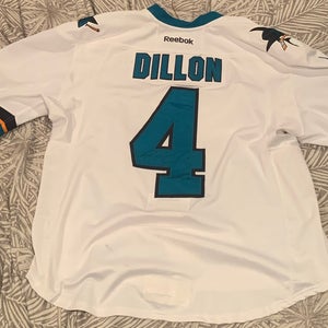 GAME USED SIGNED AUTHENTIC BRENDEN DILLON PLAYOFF JERSEY