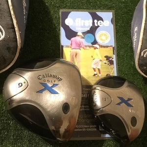 Callaway X Woods Set (460 Driver & 3W) Stiff Fujikura 65g Graphite Shaft