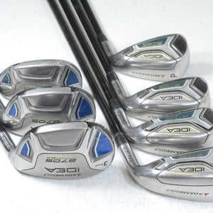 Adams Idea a7OS Max 3-4,6H, 7-PW Iron Set Right Regular Flex Graphite # 138823