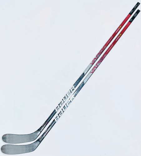 New 2 Pack Custom Red Bauer Vapor Hyperlite Hockey Stick-RH-95 Flex-P28-Grip-+6" Extension