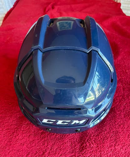 Used Medium Navy CCM Tacks 710 Helmet
