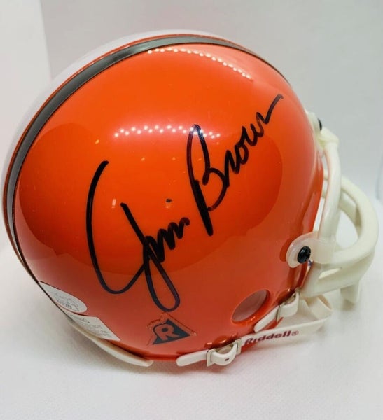 Jim Brown Signed Cleveland Browns Full Size Replica Speed NFL Helmet