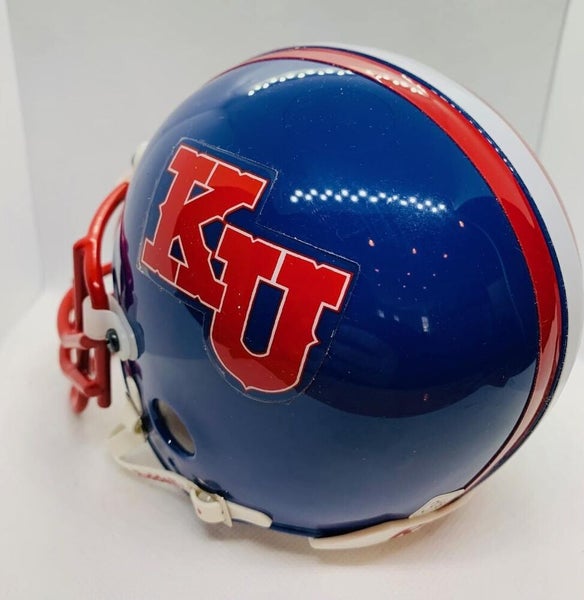 Gale Sayers Kansas Comet Signed NCAA Riddell Mini Helmet - JSA Authentic