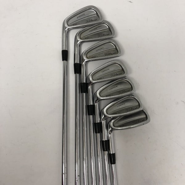 Used Titleist Forged 690cb 3i-pw Stiff Flex Steel Shaft Iron Sets