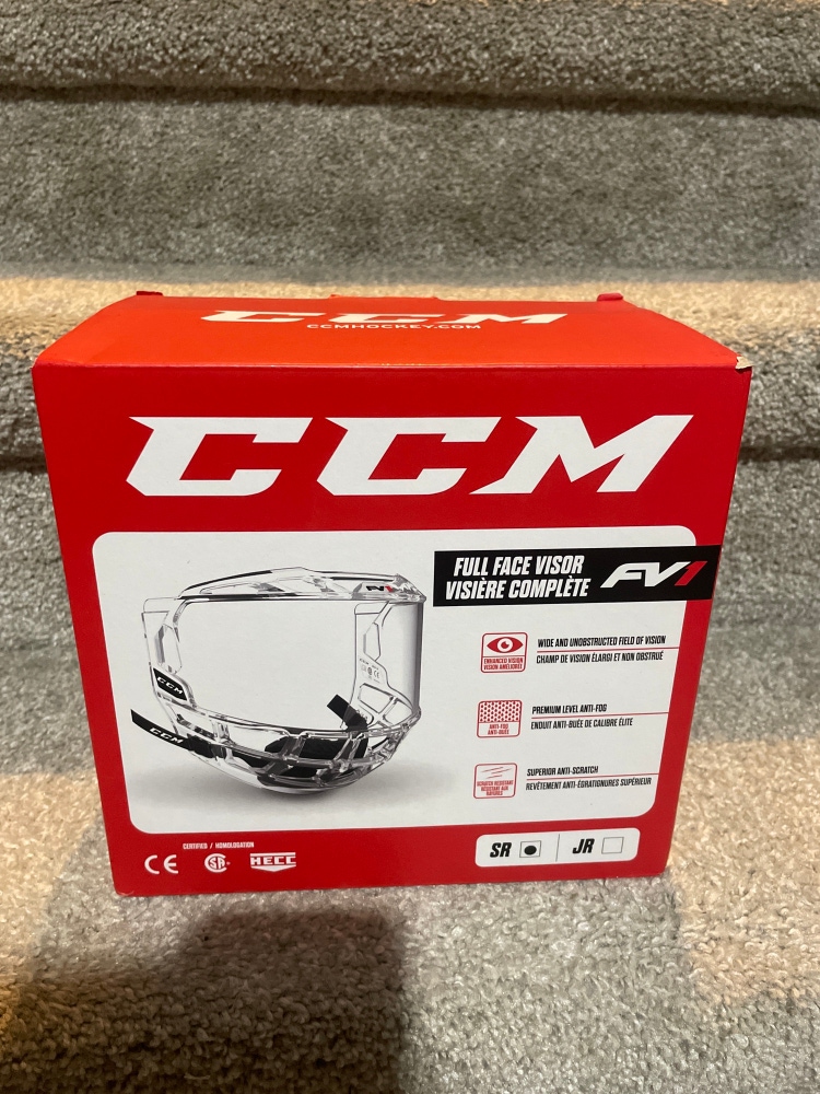 CCM full face visor (Bubble)