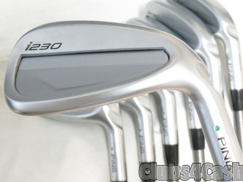 PING i230 Irons Green Dot Aerotech SteelFiber Regular Flex 5-P+Uw