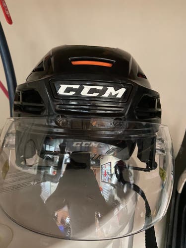 Used Medium CCM Pro Stock Tacks 710 Helmet