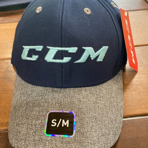 New CCM ice cold flex ballcap navy/grey s/m
