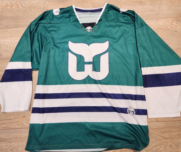 Hartford Whalers sublimated Jerseys Adult Large 2 Jerseys #10 and #15