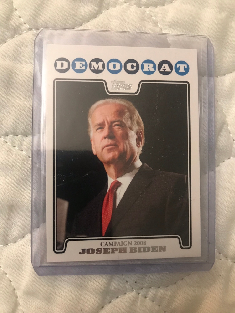 Joe Biden 2008 presidential Campaign card Topps