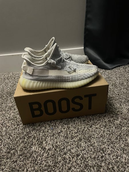 White Used Size 9.5 (Women's 10.5) Adidas Boost 350 V2 | SidelineSwap