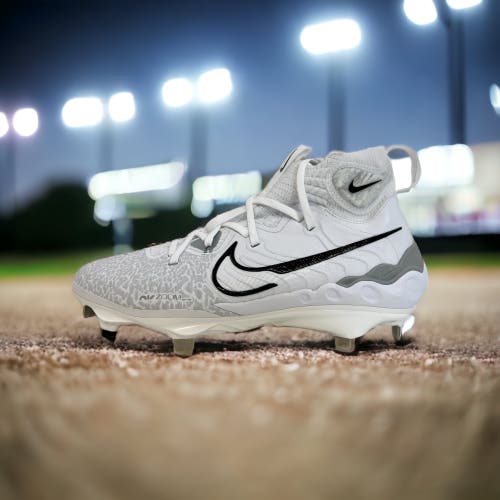 Nike Alpha Huarache NXT White Black Grey Baseball Cleats Mens 11 - DJ6517-100