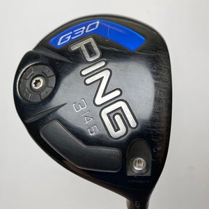 Ping G30 3 Fairway Wood 14.5* Tour 80g Stiff Graphite Mens RH Midsize Grip
