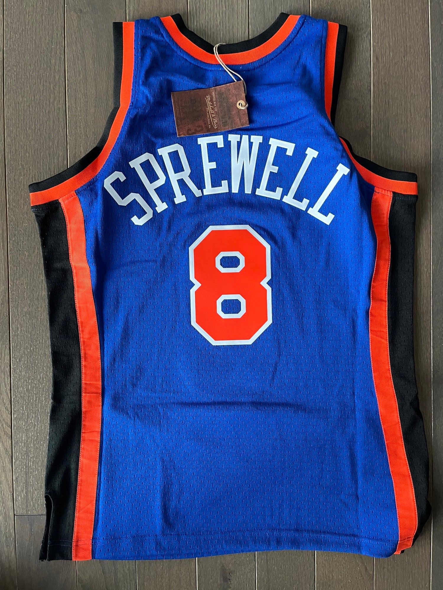 Latrell Sprewell Mitchell & Ness 98-99 Road Swingman Jersey
