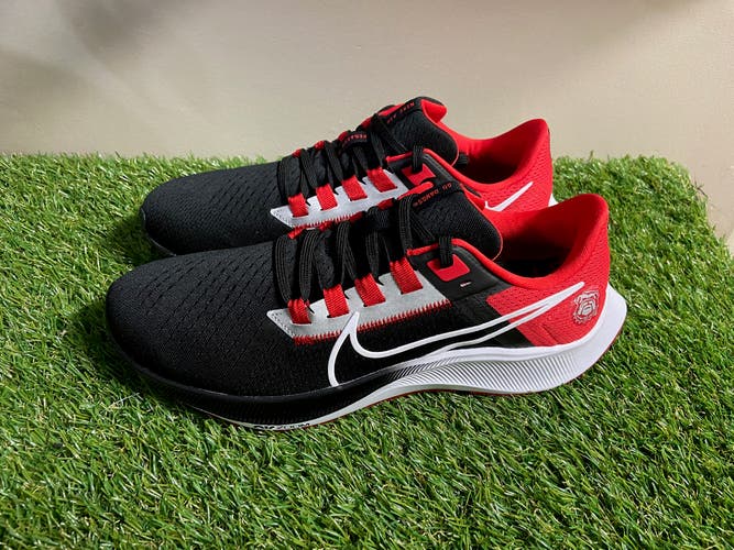 Nike Zoom Pegasus 38 Georgia Bulldogs UGA Dawgs Shoes Mens 11.5 DJ0828-001 NEW