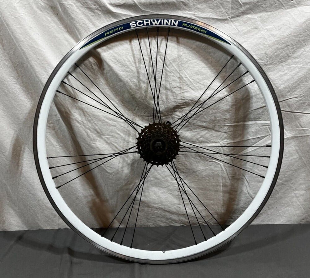 Schwinn Aero Aluminum 7 Speed 28 Spoke White 700C Road