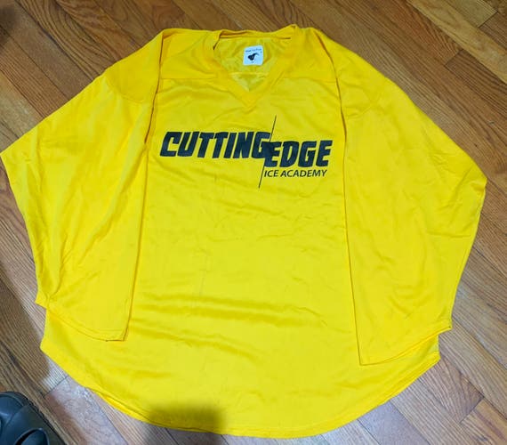 Yellow Cutting Edge Ice Academy Jersey