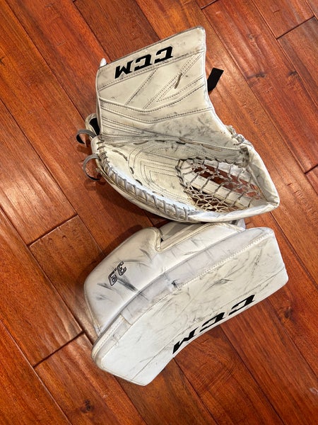 Used Regular CCM glove and blocker