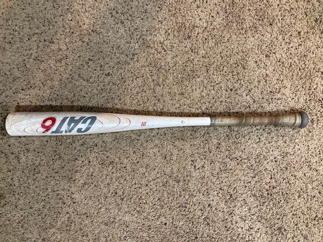 Used BBCOR Certified Marucci Alloy CAT 6 Bat (-3) 29 oz 32"