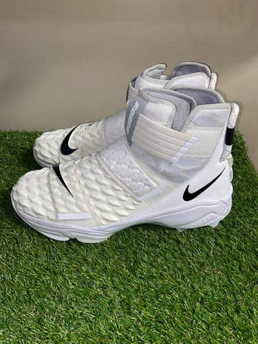 *SOLD* Nike Mens Zoom Force Savage Elite White Football Cleats Size 16 CK2824-100 NEW