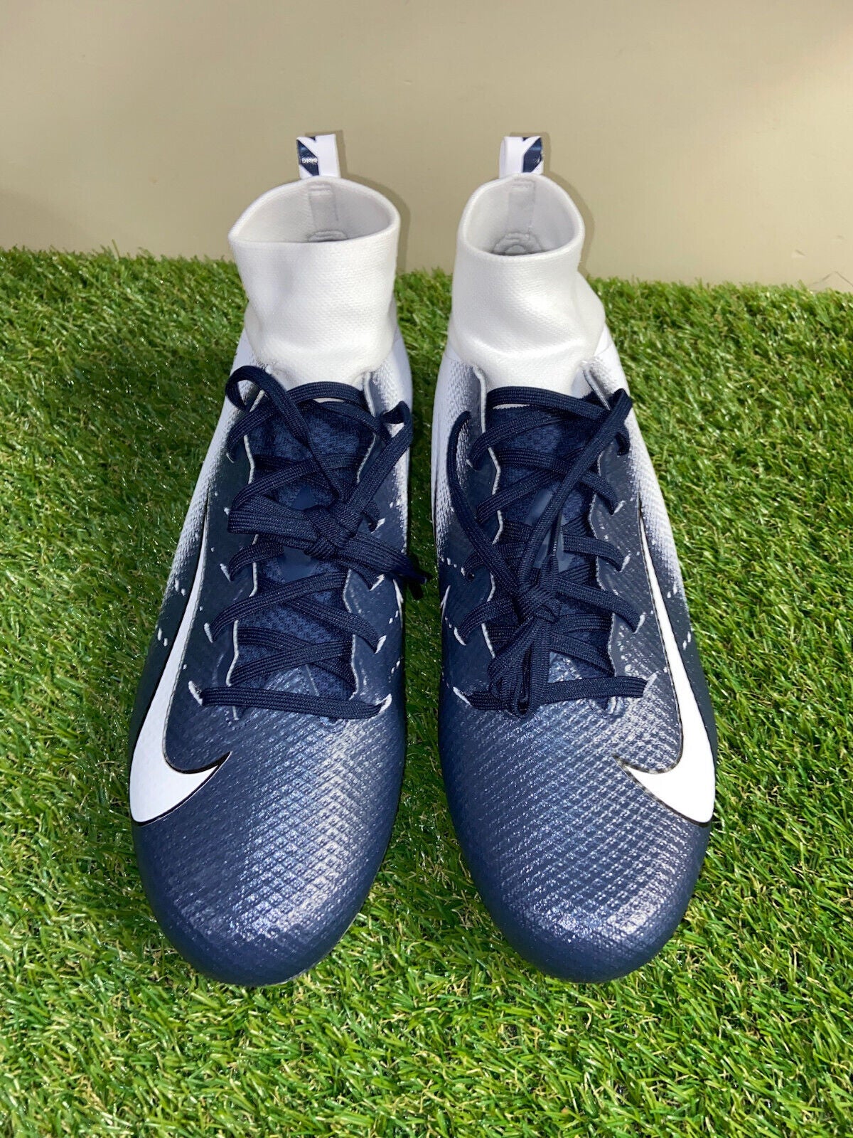 Nike Vapor Untouchable Pro TD 3 Football Cleats Men Size 15 AO3021-102 Nike Vapor Untouchable Pro TD 3 White Navy Football Cleats  main image 2