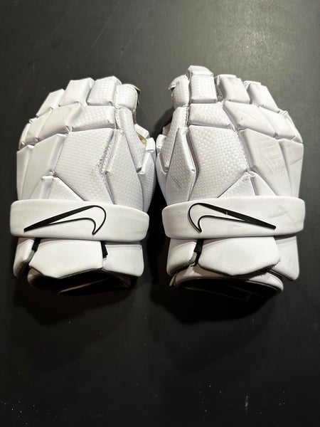 Nike Vapor Select Lacrosse Gloves White / Medium