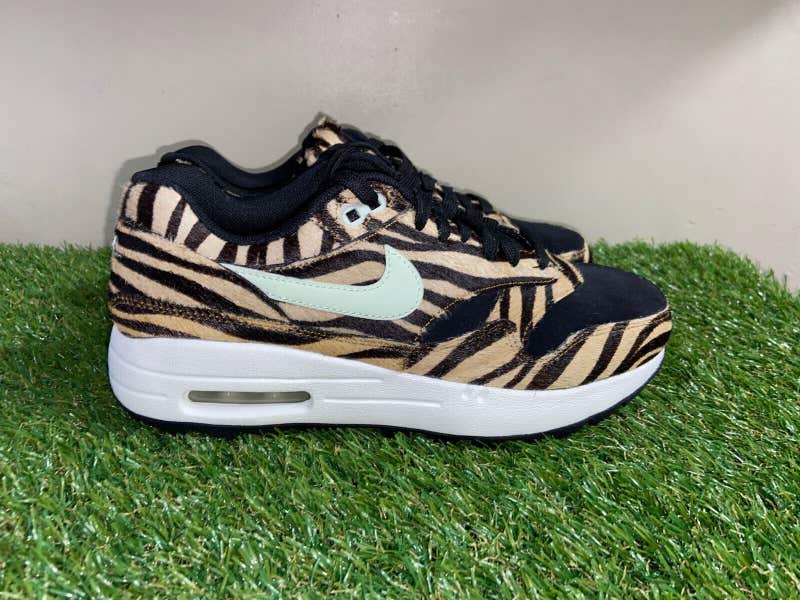 シューズ(男性用) Nike Air Max 1 Golf \"Tiger/Safari\" Nike Air Max 1 G NRG Tiger Men's Golf Shoes | eBay