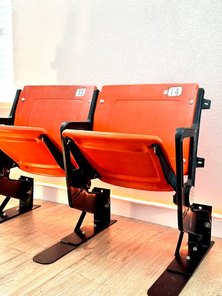 Candlestick Park Original Replacement Stadium Seat Number Plates.