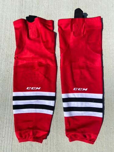 Red Used Large CCM Socks