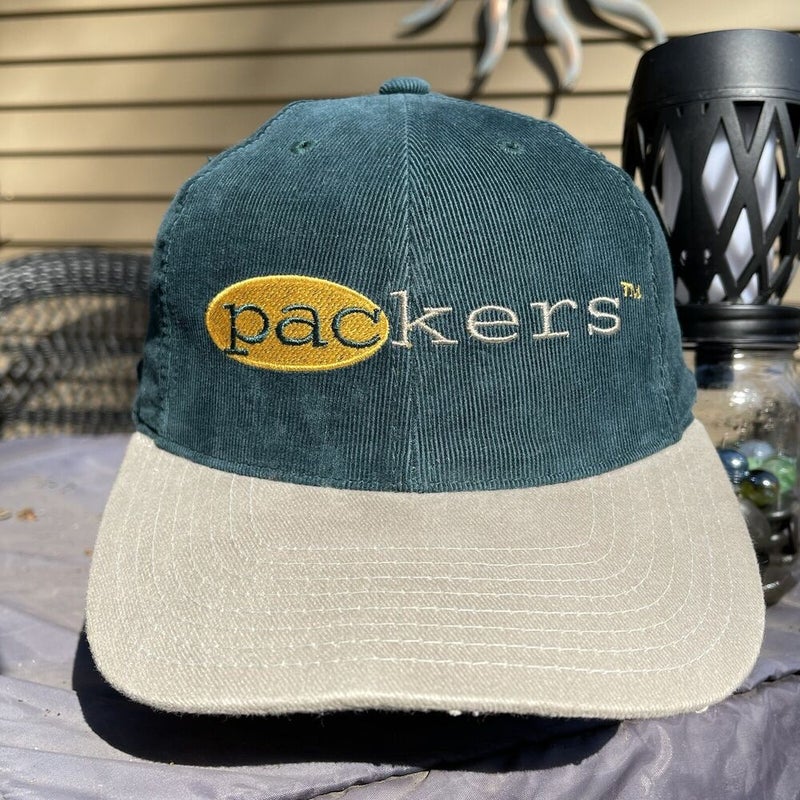 Vintage Green Bay Packers American Needle Corduroy Strapback Hat