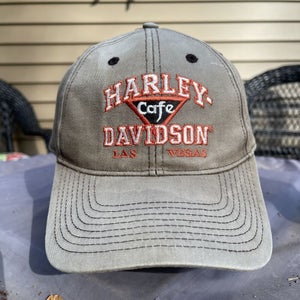 Harley Davidson Las Vegas Cafe Strapback Hat Embroidered