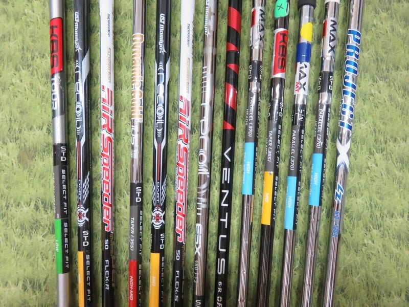 TAYLORMADE FITTING CART / DEMO Iron Shafts - Lot of 13 Shafts - #A