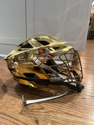 Chrome Gold Used Player's Cascade S Helmet