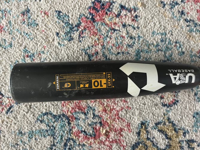 Used  DeMarini (-10) 19 oz 29" CF Bat