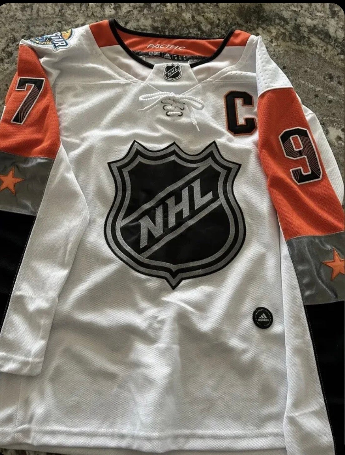 Edmonton Oilers Connor McDavid 2018 NHL All Star Game Adidas Hockey Jersey!