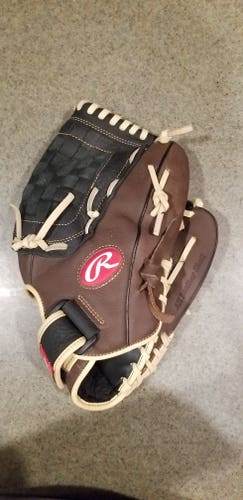 Used Rawlings Right Hand Throw Infield rbg36bc Baseball Glove 12.5"