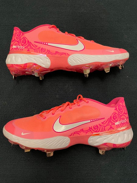 Nike, Shoes, Nike Alpha Huarache Elite 3 Size 15 Mothers Day Baseball  Cleats Pink Nwotnew