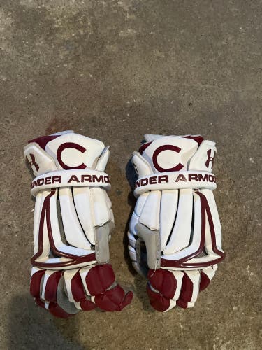 Colgate Lacrosse Under Armour BioFit II Lacrosse Gloves