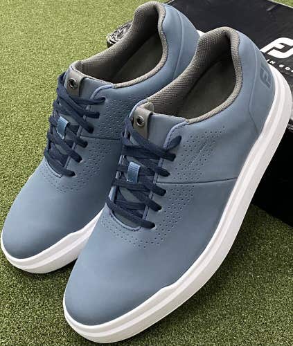 FootJoy Contour Casual Men's Golf Shoes 54087 Blue 9 Medium (D) New #83301