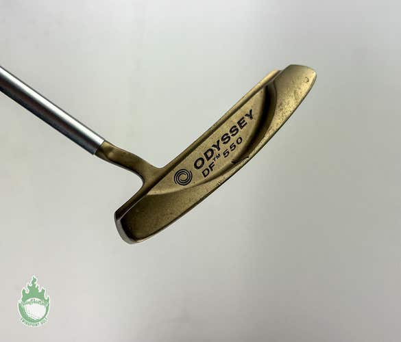 Used RH Brass Odyssey Dual Force 550 34" Putter Steel Golf Club