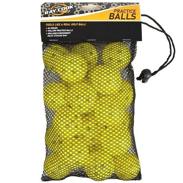 Ray Cook Golf Plastic Practice Balls (24 Pack) - Golf Training