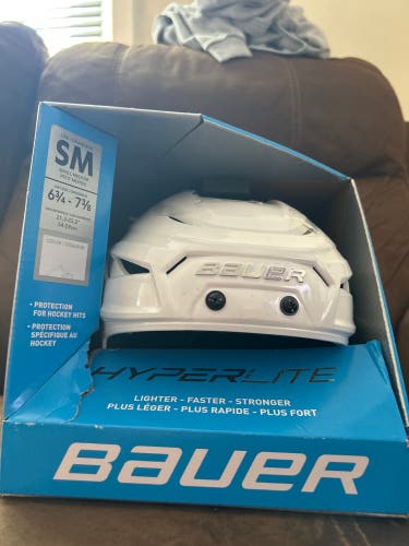 New Small Bauer Pro Stock Hyperlite Helmet