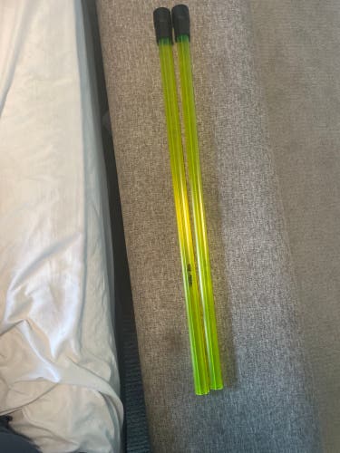 2 Brand new clear light up lacrosse shafts