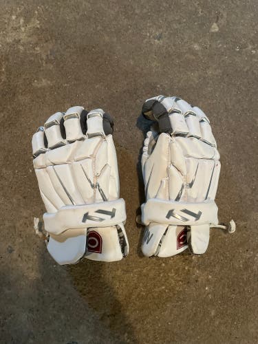 Colgate True 13" N1X Lacrosse Gloves White
